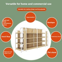 Étagères de présentation personnalisées écologiques de style moderne pour barres à mâcher pour animaux, mobilier de magasin d'alimentation pour animaux, présentoir de vente au détail pour jouets et animaux de compagnie