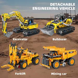 57018 Excavadora de Ingeniería, Camión Minero, Bloques de Construcción, Juguete Educativo de Ensamblaje DIY para Niños de 8 a 13 Años - Product Image 2