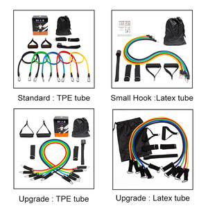 Tập thể dục tập thể dục Toning Ống kit với cửa Neo và bọt xử lý 100% cao su tự nhiên tập thể dục ban nhạc - Product Image 2
