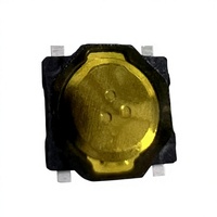 Interrupteur à membrane en plastique 1NO classé IP65, 3,7*3,7*0,35 mm, 4 broches, SMD SMT, interrupteurs tactiles