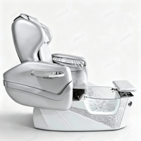 Fauteuil de pédicure électrique de luxe personnalisé pour salon, fauteuil de manucure et de pédicure avec massage, station de manucure spa, taille king