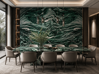 Dalles de quartzite vert Lapponia pour plans de travail de cuisine, îlots, comptoirs, tables à manger, bureaux et buffets, meubles de salle de bain