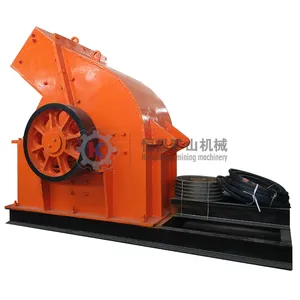 Industrial Granite/Cobble/Limestone/Ore/Gold Crushing Machine Diesel Motor Hammer Mill PC400X300 Hammer Crusher Plant