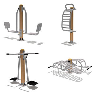 Équipements de fitness en plein air dans les parcs communautaires, les places publiques et les quartiers. Vente directe d'usine de sentiers de fitness en plein air. - Product Image 3