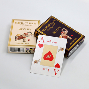 Cartas de Póker Elephant Rules VIP, Tamaño Estándar, Acabado Mate, Diseño Ecológico Personalizado, Juego en Caja Doble - Product Image 3