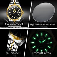 Montres de Couple Quartz OLEVS 5593 Wlisth de Haute Qualité Lumineuses Étanche Tendance Pas Chères pour Hommes et Femmes
