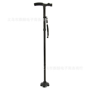 Canne télescopique pliable en alliage d'aluminium Trust Cane, cinq sections avec lumière intégrée pour personnes âgées - Product Image 3