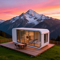 Cabine Apple Hangfa préfabriquée de luxe, modulaire, portable, pour entrepôt, bureau et habitation, disponible en versions 20 pieds et 40 pieds