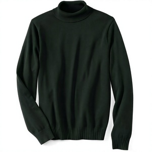 Solid Cashmere Knitwear <b>Sweater</b> Wholesale Merino Wool Highneck Winter Knit Thick <b>Pullover</b> Custom Men Wool <b>Pullover</b> <b>Sweater</b> - Product Image 1