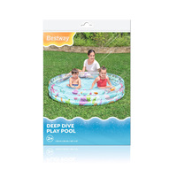 Piscine gonflable en PVC, piscine ronde, baignoire pour bébé, bac à sable, fosse à balles 51004