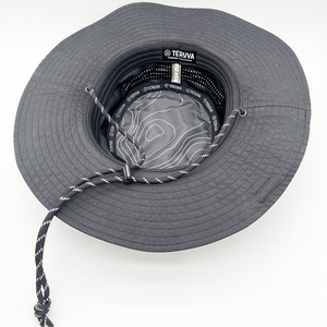 Nouvel Arrivage – Chapeau Bob de <span class=keywords><strong>Pêcheur</strong></span> Décontracté en PVC Perforé Imprimé Personnalisé avec Cordon, Idéal pour <span class=keywords><strong>le</strong></span> Golf, <span class=keywords><strong>le</strong></span> Cyclisme et les Activités de Plein Air pour Adultes - Product Image 5