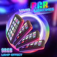 Fifine Ampligame D6 RGB Mini clavier 15-LCD touches visuelles personnalisable FPS contrôleur de flux de jeu contrôleur de Studio de bureau