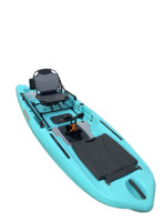 Kayak de pêche à pédales de 12 pieds, 1 personne, garantie 1 an, navigation GPS, matériau PE