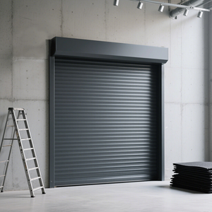 Puerta de Garaje Enrollable de Aleación de Aluminio con Motor Tubular y Protección Antirrobo - Product Image 3