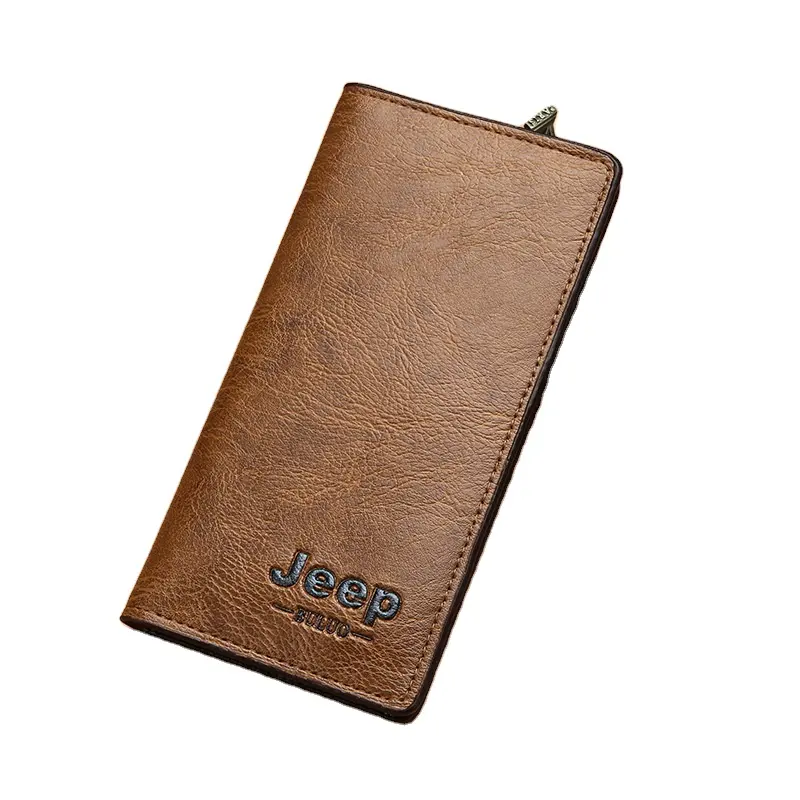 Hot New Men's Wallet Long Youth Simple Wallet Fashion Multi-Card Student Soft Wallet Large Capacity Business purse