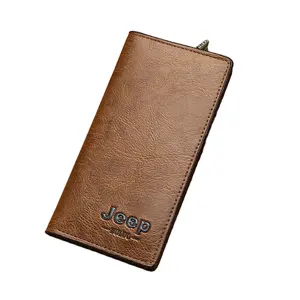 Hot New Men's Wallet Long Youth Simple Wallet Fashion Multi-Card Student Soft Wallet Large Capacity Business purse