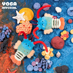 Muñeco de Peluche Personalizado de la Alianza Oceánica, Camarón y Pez Multicolor, Juguete de Dibujos Animados, Regalo para Niñas - Product Image 4