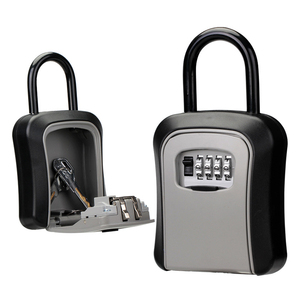 Home Modern Secure Key Box Combination Key Safe Box Outdoor Security 4 Digit Key Safe Box