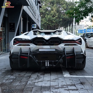 MSY Style Dry Carbon Fiber Body Kit for Lambo Revuelto 2014-2018 <b>Car</b> Bumpers Hood <b>Diffuser</b> Spoiler Side Skirt - Product Image 5