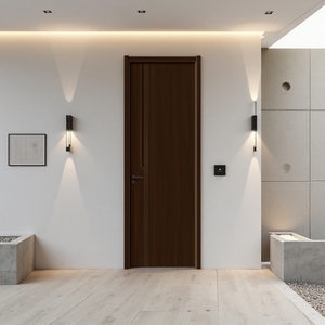 Di alta qualità moderna minimalista bianco rivestito porta <span class=keywords><strong>in</strong></span> <span class=keywords><strong>legno</strong></span> grezzo per camera da letto e Villa durevole finitura naturale Design impermeabile - Product Image 4