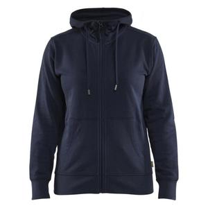 BLAKLADER - 339511588600M Sweat à capuche pour femme avec fermeture éclair Bleu marine foncé-EAN 7330509920053 WORK HOODIES - Product Image 1