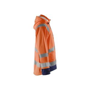 BLAKLADER-Chaqueta de lluvia de 432320005389M Nivel 1 de alta visibilidad Naranja/Azul marino-EAN 7330509656372 PROTECCIÓN PARA TODOS LOS TIEMPOS - Product Image 3
