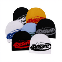 Gorro de Punto Personalizado con Logotipo, Estilo Y2K, 100% Acrílico, Unisex, para Adultos, para Clima Frío, Viajes, Uso Diario, Invierno