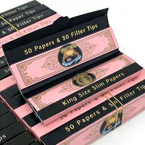 King Size 78mm 110mm Transparent <b>Rolling</b> <b>Paper</b> White or <b>Brown</b> <b>Rolling</b> <b>Paper</b> King Size 1 1/4 Size <b>Rolling</b> <b>Paper</b> Support Custom - Product Image 2