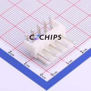 HX39601-5WAH Wire-to-Board Pin Header Bent Lead Through Hole,P=3.96mm Connector 1x5P 3.96mm Right Angle Insert VH - Product Image 1