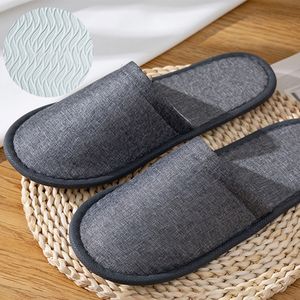 Zapatillas de <span class=keywords><strong>hotel</strong></span> de algodón 100% ecológicas biodegradables desechables blancas personalizadas - Product Image 4