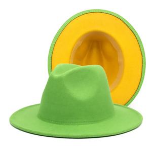 100% australien Chapeau <span class=keywords><strong>Paille</strong></span> homme plat Chapeau Homme Gangster large bord Panama Fedora feutre chapeau pour affaires pêche en hiver - Product Image 3