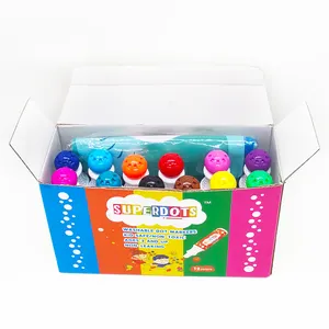 Set di arte regali per bambini pennarello punto lavabile 12 colori strumenti di Graffiti bambini disegno giocattoli