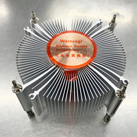 Dissipateur thermique à ailettes en aluminium pour processeur, serveur, lampe, amplificateur, projecteur, équipement, carte PCB, puce IC