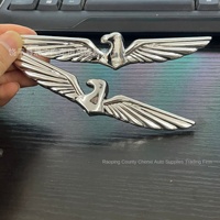 Autocollant extérieur de voiture, motif Aigle Volant, style Totem, avec ailes stylisées, design créatif et audacieux, haut de gamme, modèle universel, motif oiseau