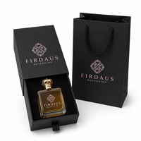 Coffret Cadeau de Luxe Noir pour Parfums avec Tiroir, Sac de Shopping, Logo Personnalisé, Emballage Rigide OEM, Fermeture Magnétique – Vente en Gros