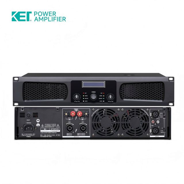 2 Channel Active Amplifier 2x450W 8 Ohm Metal Indoor Audio System JK450B-0002