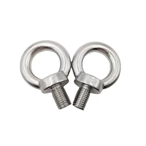 304 stainless steel lifting ring screws M6-M36 round ring Marine rigging lifting ring bolts