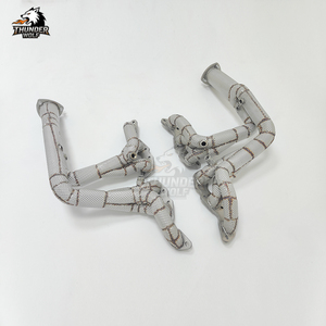 Nouveau tuyau droit <span class=keywords><strong>Hetu</strong></span> Racing pour système d'échappement Aston Martin DB9 Rapide V12 6.0L - Product Image 2