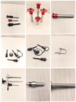 Pin Pegas Berlubang Diameter Kepala 16mm Pin Pengunci Beralas Aksesori Peralatan Pengunci Cepat/Penghubung