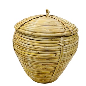 Good Quality Best Seller Natural <b>Wicker</b> Rattan Picnic <b>Basket</b> Bag <b>Large</b> Size <b>for</b> Camping OEM Acceptable Made in Bangladesh - Product Image 1