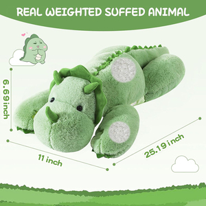 Wholesale 4lbs Weighted Stuffed Animals ODM Giant Dinosaur <strong>Plush</strong> Soft Dino Pillows Cute Toys Stress Relief Custom <strong>Large</strong> <strong>Plush</strong> - Product Image 3