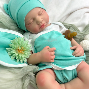 Muñeca Reborn <span class=keywords><strong>LouLou</strong></span> Ultra Realista de 20 Pulgadas, Linda Muñeca Dormida con Boca Abierta, Muñeca de Moda Hecha a Mano con Cuerpo Ponderado de Fábrica Digital - Product Image 2