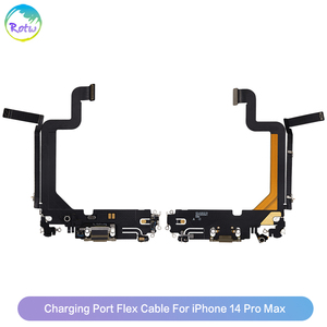 สายชาร์จแบบยืดหยุ่นสำหรับเปลี่ยนอะไหล่ iPhone 14 Pro Max ช่องเสียบ USB-C พร้อมไมโครโฟนและเสาอากาศ - Product Image 2
