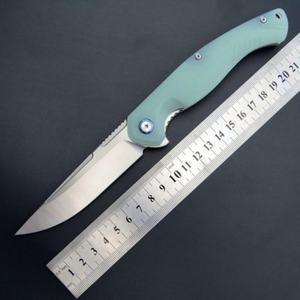 มีดพับ EDC แบบยุทธวิธี HK OEM DIY ปรับแต่งได้ ใบมีดเหล็ก D2 ด้ามจับ G10 ขนาด 228 มม. สำหรับตั้งแคมป์ ล่าสัตว์ ป้องกันตัว 1 ชิ้น - Product Image 3
