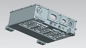 ตัวหน่วงเครื่องยนต์อลูมิเนียมสำหรับยานยนต์ที่ใช้พลังงานชิ้นส่วนรถบรรทุก nev - Product Image 4
