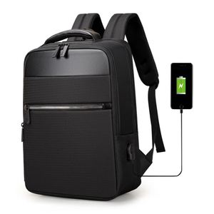 Wholesale Usb Charger Custom Print logo Waterproof Oxford Material Laptop Bag Business Travel 15.6 Inch Laptop <b>Backpack</b> - Product Image 1
