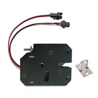 Verrou Électrique Sans Clé à Solénoïde pour Kiosque, Distributeur Automatique, Distributeur de Billets, Terminal de Paiement 12V 24V, Verrou de Casier