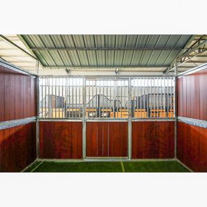 Sıcak satış yüksek kaliteli toz kaplı at istikrarlı satmak lüks dayanıklı bambu dolu at durak Los <span class=keywords><strong>Caballos</strong></span> - Product Image 5