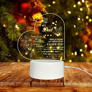 <span class=keywords><strong>RTS</strong></span> Moderne Acrylique Lumineux Logo Rétro-Éclairé Lettre Signe En Bois Led Veilleuse Base Bois ABS <span class=keywords><strong>3d</strong></span> Led Salon Lumière Lampes - Product Image 4
