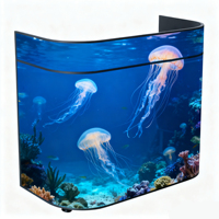 Cabina de DJ Personalizada con Pantalla LED y Soporte de Escritorio - Pantalla Interior con Clasificación IP43 y Control por Aplicación para Eventos Escénicos